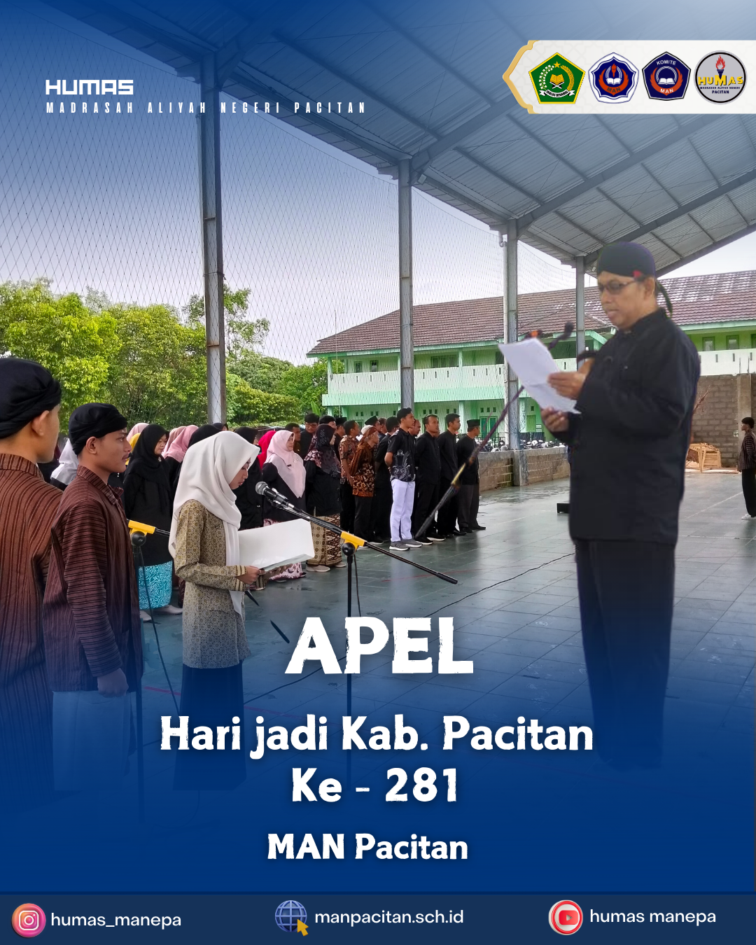 Humas MANEPA || Apel Hari Jadi Kabupaten Pacitan Ke-281