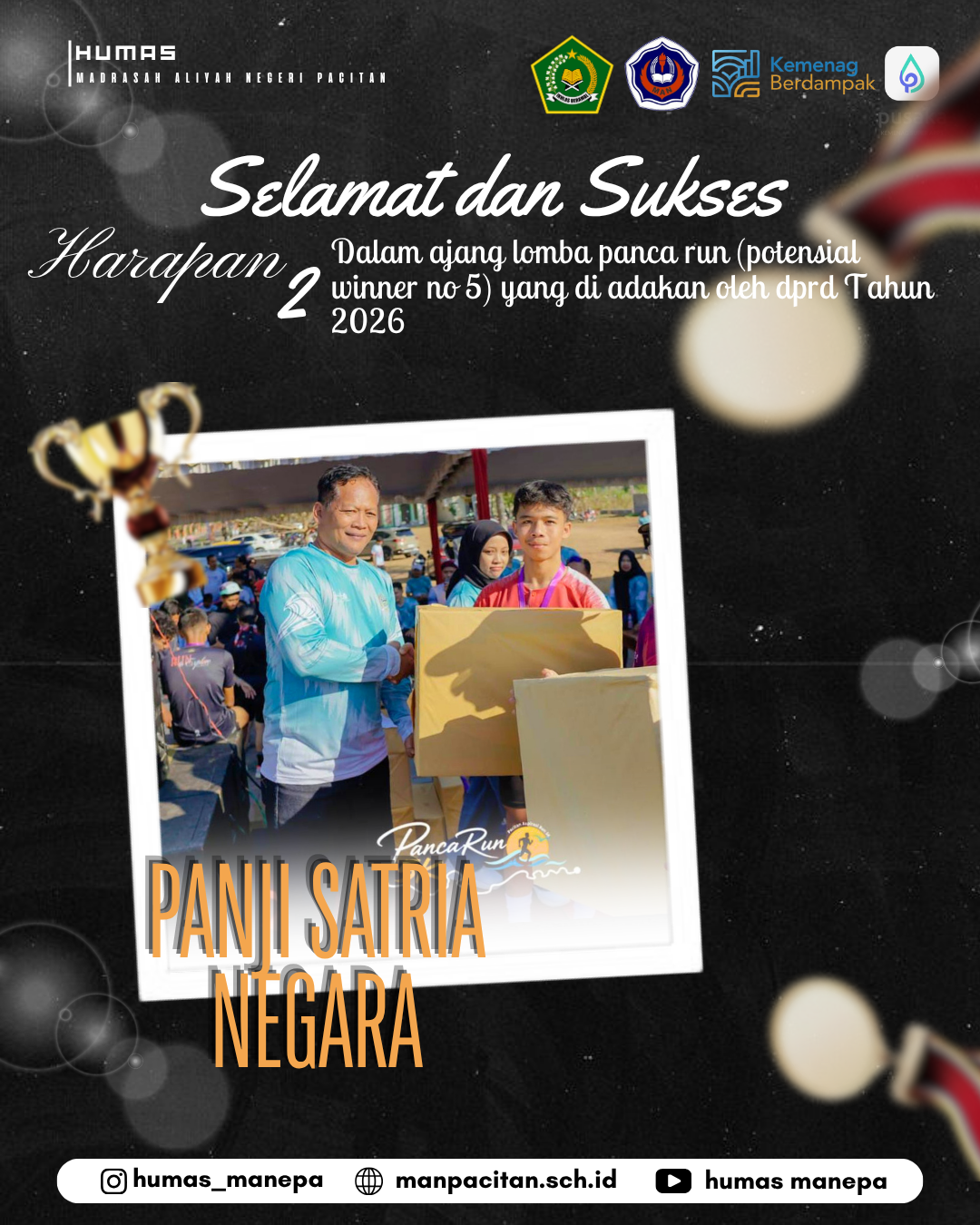 Humas MANEPA || Siswa MAN Pacitan Raih Juara Harapan 2 Lomba Panca Run oleh DPRD 2026