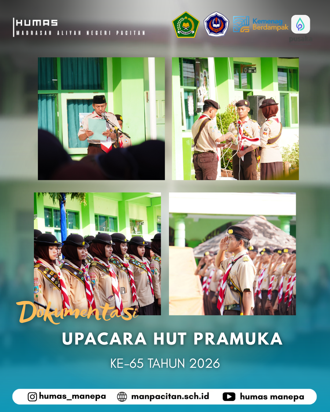 Humas Manepa || Upacara Hut Pramuka Ke-65
