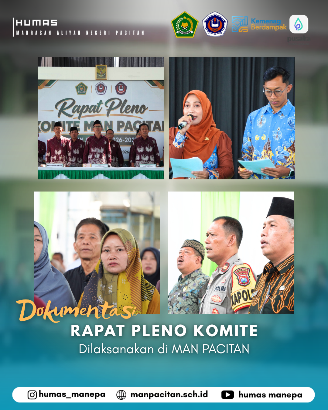 Humas MANEPA || Rapat Pleno Komite di MAN Pacitan